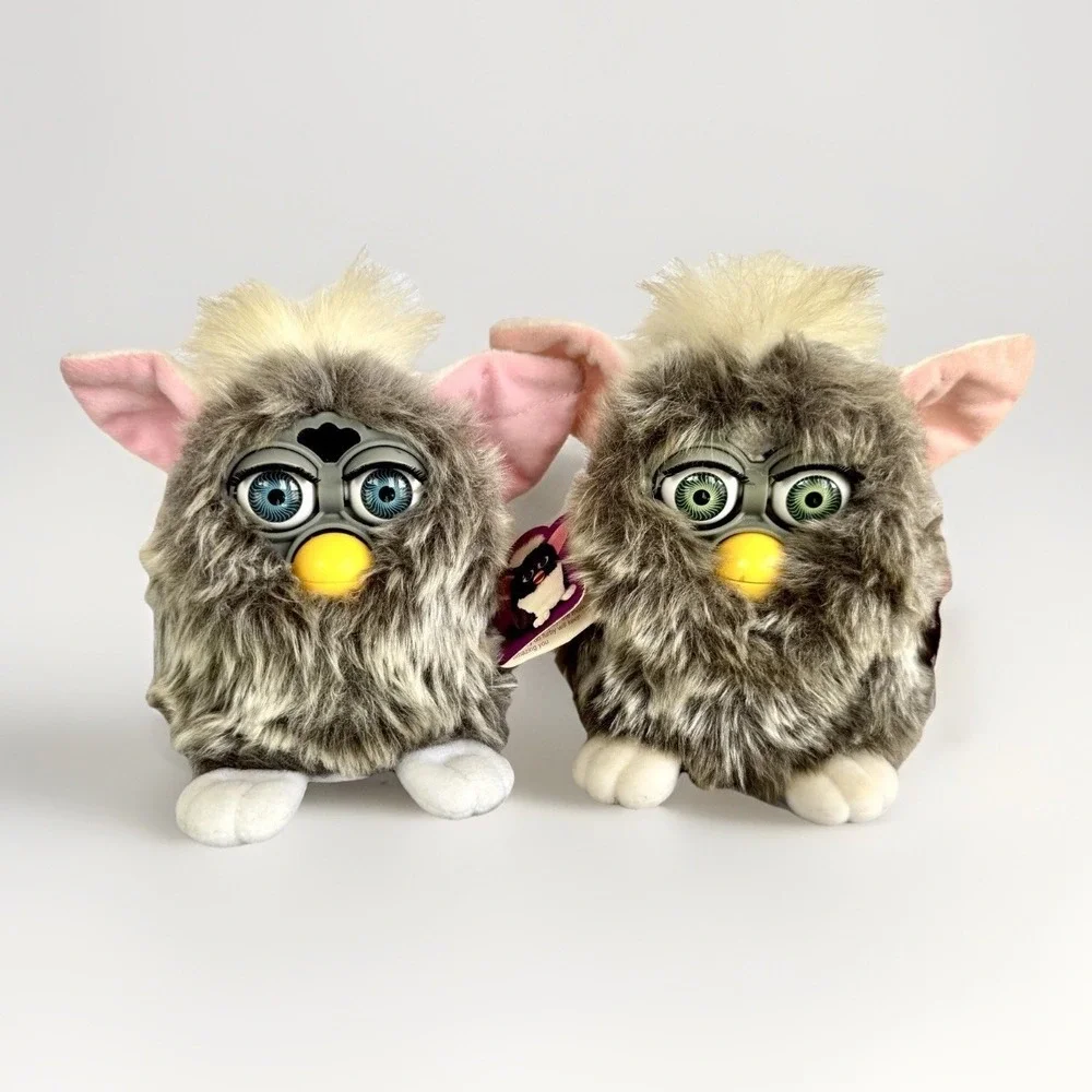 1998 Furby Owl Twins Tiger Electronics Model‎ 70-800 • Tags • As-Is Tested